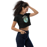 Wayne's World Agates Globe Organic Crop Top