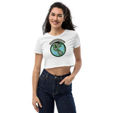 Wayne's World Agates Globe Organic Crop Top