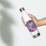 Dragonfly Agate Design Stainless Steel Water Bottle