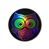 2" Holographic Owl Sticker