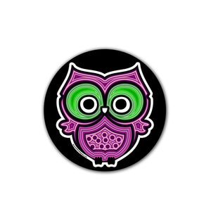 2" Purple Owl