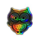 3" Holographic Owl Sticker