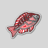 3 Pack SM Agate Fish Stickers