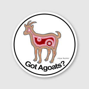 5" Got Agoats? Sticker