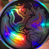 5" Holographic Wayne's World Agates Logo Sticker