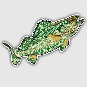 8.5" Walleye Sticker Die Cut Sticker