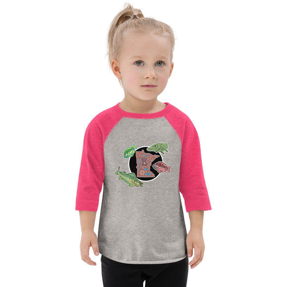 MN Outdoor agate Toddler baseball shirt