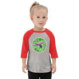 Dragonfly agate Toddler baseball shirt