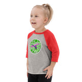 Dragonfly agate Toddler baseball shirt