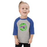 Dragonfly agate Toddler baseball shirt