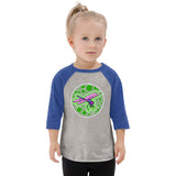 Dragonfly agate Toddler baseball shirt