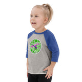 Dragonfly agate Toddler baseball shirt