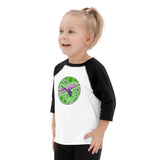 Dragonfly agate Toddler baseball shirt