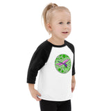 Dragonfly agate Toddler baseball shirt