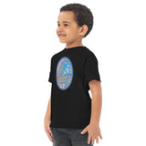 Dino Agate Blue Design Toddler jersey t-shirt