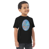 Dino Agate Blue Design Toddler jersey t-shirt