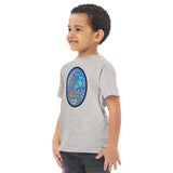 Dino Agate Blue Design Toddler jersey t-shirt