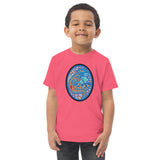 Dino Agate Blue Design Toddler jersey t-shirt