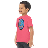 Dino Agate Blue Design Toddler jersey t-shirt