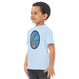 Dino Agate Blue Design Toddler jersey t-shirt