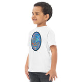 Dino Agate Blue Design Toddler jersey t-shirt