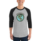 Wayne's World Agates Globe 3/4 sleeve raglan shirt