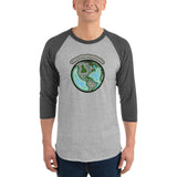 Wayne's World Agates Globe 3/4 sleeve raglan shirt