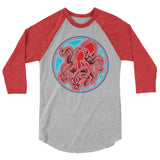 3/4 sleeve raglan shirt