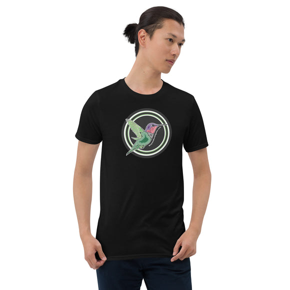 Hummingbird Agate Design Soft Short-Sleeve Unisex T-Shirt