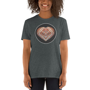 Heart Lake Superior Agate Design Short-Sleeve Unisex T-Shirt