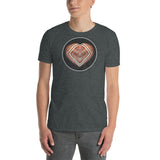 Heart Lake Superior Agate Design Short-Sleeve Unisex T-Shirt