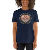 Heart Lake Superior Agate Design Short-Sleeve Unisex T-Shirt