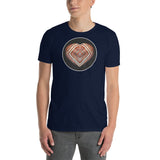 Heart Lake Superior Agate Design Short-Sleeve Unisex T-Shirt