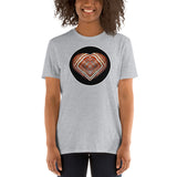 Heart Lake Superior Agate Design Short-Sleeve Unisex T-Shirt