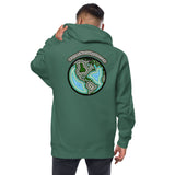 Wayne's World Agates Globe Unisex fleece zip up hoodie