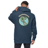 Wayne's World Agates Globe Unisex fleece zip up hoodie