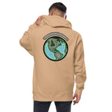 Wayne's World Agates Globe Unisex fleece zip up hoodie