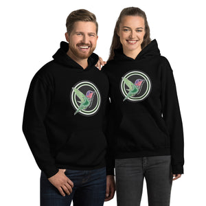 Hummingbird Agate Design Unisex Hoodie