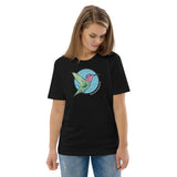 Humming Bird Agate Design Unisex organic cotton t-shirt