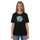 Humming Bird Agate Design Unisex organic cotton t-shirt