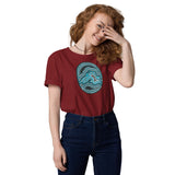 Lake Superior Blue Design Unisex organic cotton t-shirt