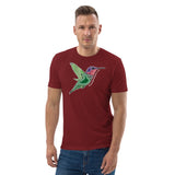 Humming Bird Design Unisex organic cotton t-shirt