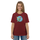 Humming Bird Agate Design Unisex organic cotton t-shirt