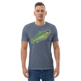 Wallie The Walleye Unisex organic cotton t-shirt