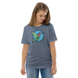 Humming Bird Agate Design Unisex organic cotton t-shirt