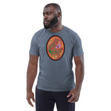 Dino Agate Red/Orange Design Unisex organic cotton t-shirt