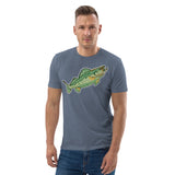 Wallie The Walleye Unisex organic cotton t-shirt