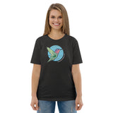 Humming Bird Agate Design Unisex organic cotton t-shirt