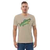 Wallie The Walleye Unisex organic cotton t-shirt