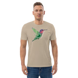 Humming Bird Design Unisex organic cotton t-shirt